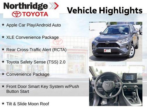 Magnetic Gray Metallic 2020 Toyota RAV4 XLE
