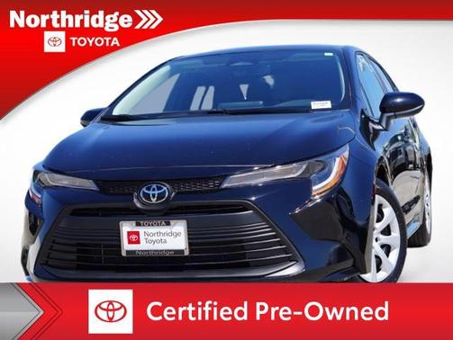 Midnight Black Metallic 2025 Toyota Corolla LE