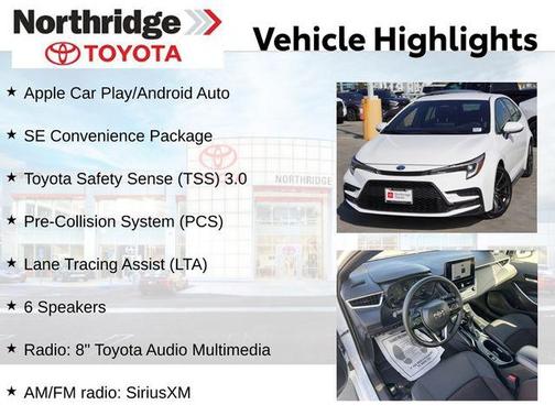 2025 Toyota Corolla Hybrid LE