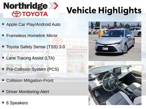 Classic Silver Metallic 2025 Toyota Corolla Hybrid LE
