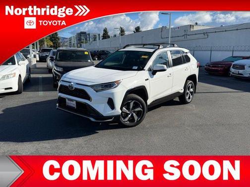 Super White 2021 Toyota RAV4 Prime SE
