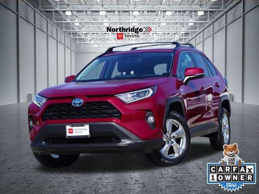 Ruby Flare Pearl 2021 Toyota RAV4 Hybrid XLE Premium