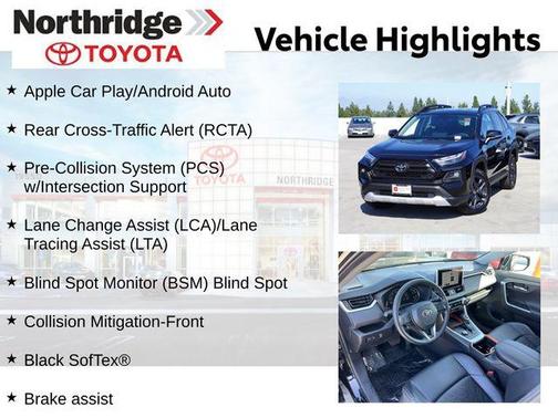 Midnight Black Metallic 2024 Toyota RAV4 Adventure