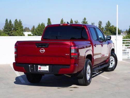 Cardinal Red Metallic Tricoat 2024 Nissan Frontier SV