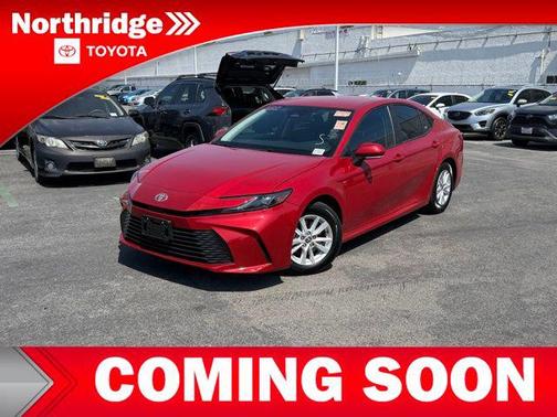 Supersonic Red 2025 Toyota Camry LE