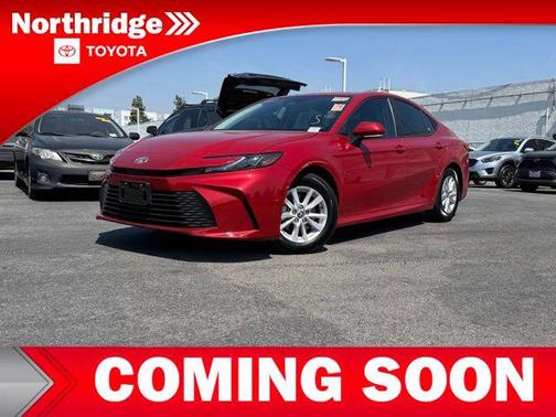 Supersonic Red 2025 Toyota Camry LE