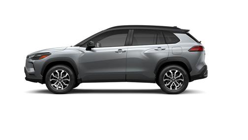 Sonic Silver with Jet Black roof 2026 Toyota Corolla Hybrid SE