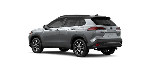 Sonic Silver with Jet Black roof 2026 Toyota Corolla Hybrid SE