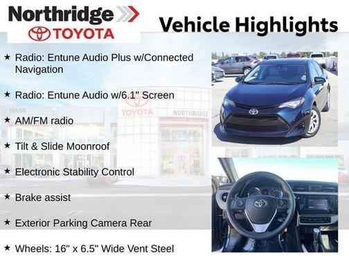 Galactic Aqua Mica 2017 Toyota Corolla LE