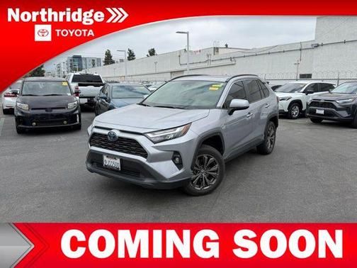 Silver Sky Metallic 2023 Toyota RAV4 Hybrid XLE Premium
