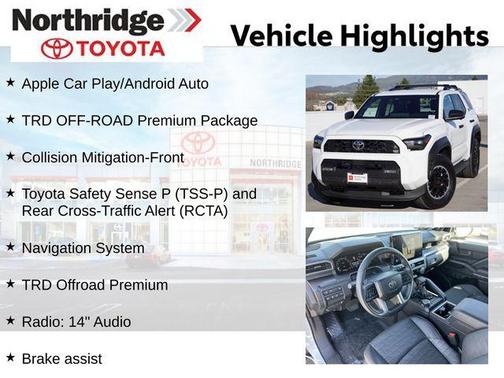 2025 Toyota 4Runner TRD Off Road Premium