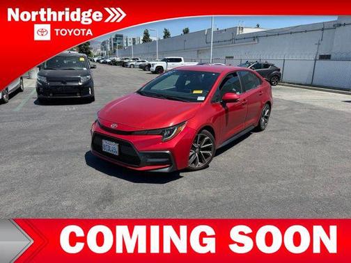 Barcelona Red Metallic 2020 Toyota Corolla SE
