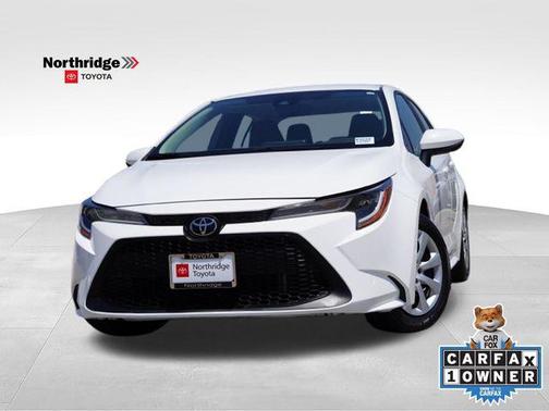 White 2022 Toyota Corolla LE
