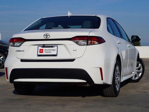 White 2022 Toyota Corolla LE