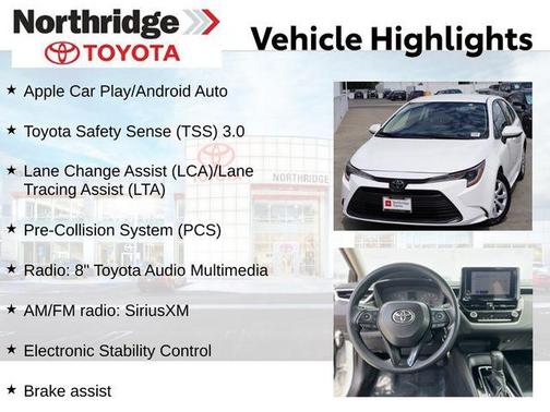 Ice Cap 2024 Toyota Corolla LE