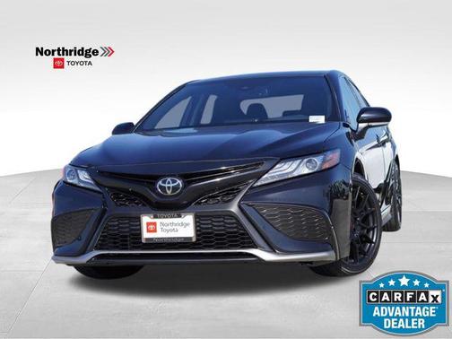 Midnight Black Metallic 2022 Toyota Camry XSE