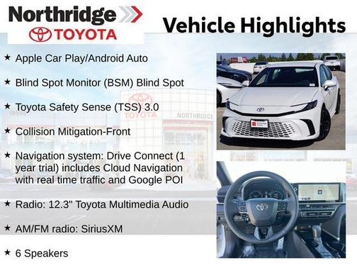 Wind Chill Pearl 2026 Toyota Camry XSE