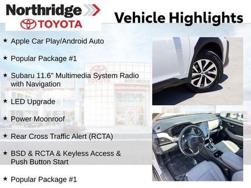 Crystal White Pearl 2025 Subaru Outback Premium