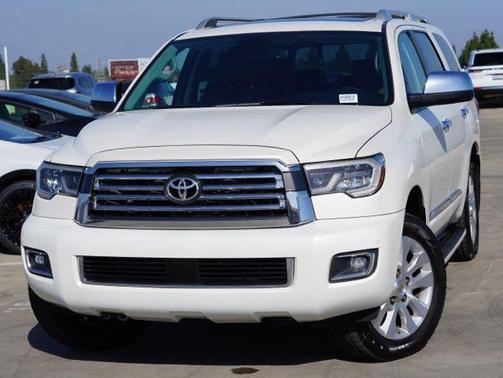 Blizzard Pearl 2019 Toyota Sequoia Platinum