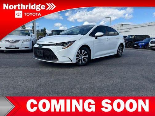 White 2022 Toyota Corolla Hybrid LE