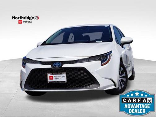 White 2022 Toyota Corolla Hybrid LE