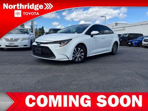 White 2022 Toyota Corolla Hybrid LE