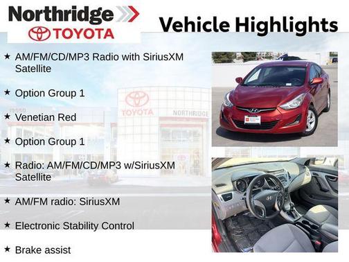 2014 Hyundai ELANTRA SE