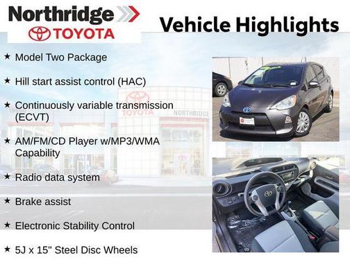 2013 Toyota Prius c Two