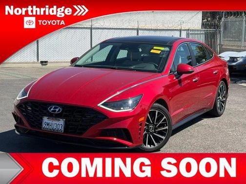 Calypso Red 2021 Hyundai SONATA Limited