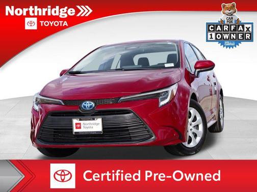 Ruby Flare Pearl 2023 Toyota Corolla Hybrid LE