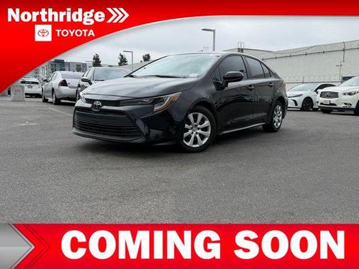 Midnight Black Metallic 2025 Toyota Corolla LE