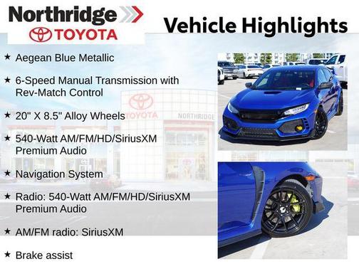 2018 Honda Civic Type R Touring