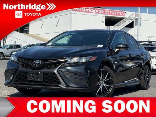 Midnight Black Metallic 2024 Toyota Camry SE