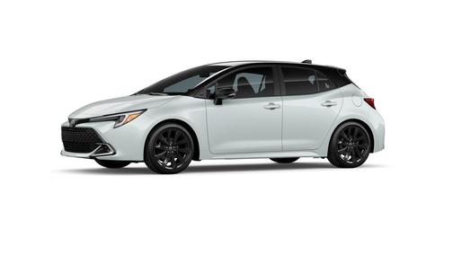 Wind Chill Pearl/Midnight Black Metallic 2026 Toyota Corolla XSE