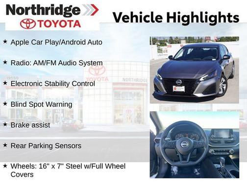Gun Metallic 2024 Nissan Altima S FWD