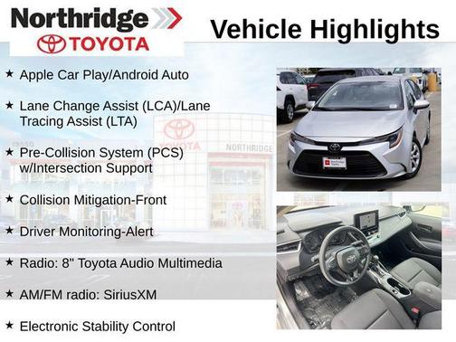 Classic Silver Metallic 2023 Toyota Corolla LE