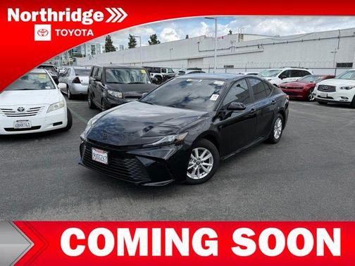 Midnight Black Metallic 2025 Toyota Camry LE