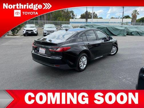 Midnight Black Metallic 2025 Toyota Camry LE