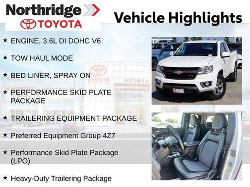 Summit White 2019 Chevrolet Colorado Z71