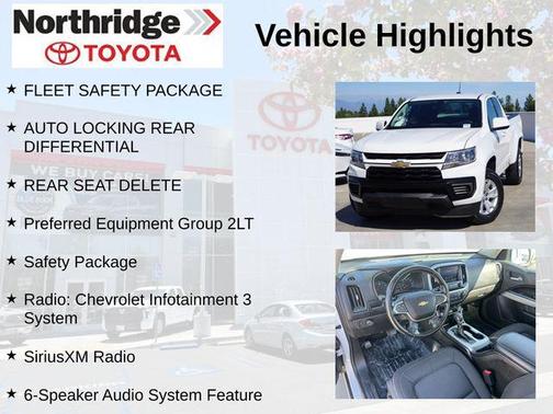 Summit White 2022 Chevrolet Colorado LT