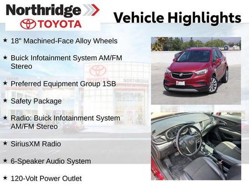 Winterberry Red Metallic 2019 Buick Encore Preferred