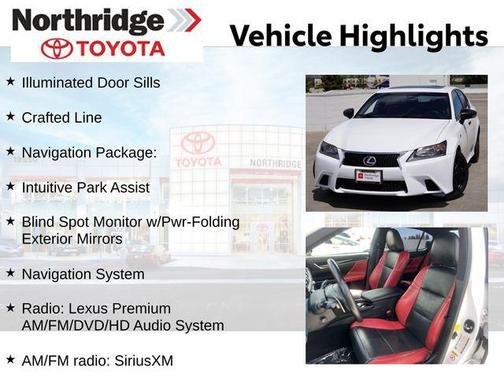 Ultra White 2015 Lexus GS 350 Crafted Line