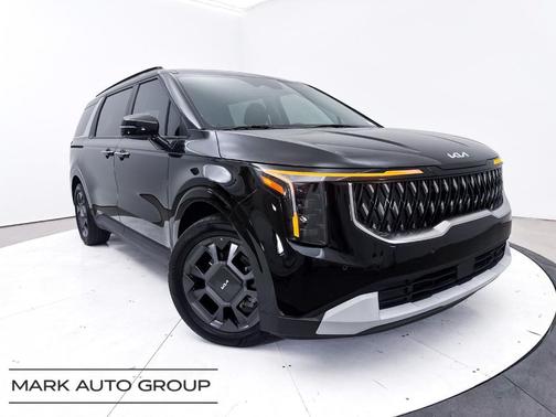 Aurora Black Pearl 2025 Kia Carnival Hybrid EX