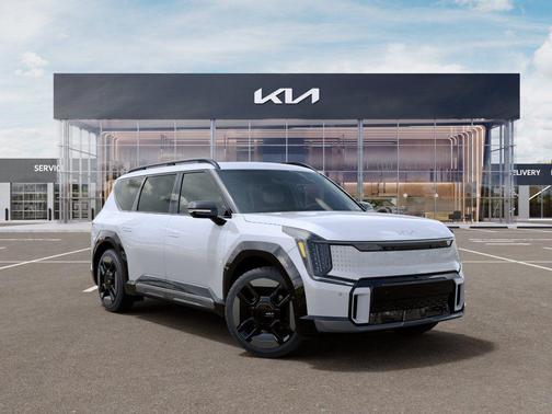 Glacial White Pearl 2026 Kia EV9 GT-Line