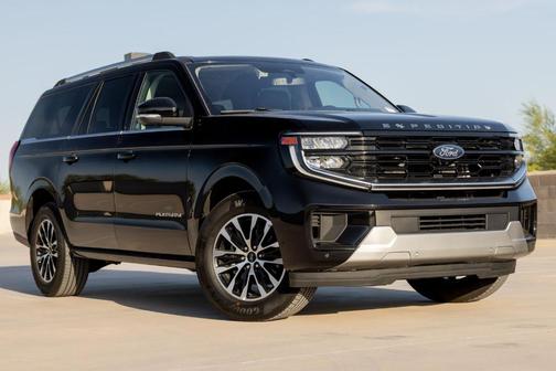 Agate Black Metallic 2025 Ford Expedition Max Platinum