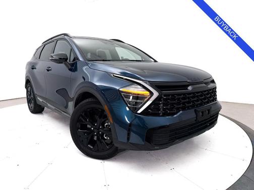 Blue 2025 Kia Sportage Plug-In Hybrid X-Line