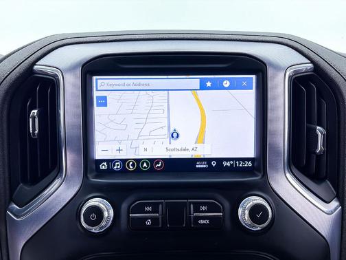 White Frost Tri-Coat 2019 GMC Sierra 1500 SLT