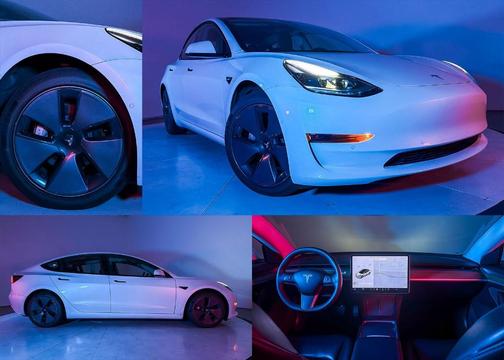 White 2021 Tesla Model 3 Standard Range Plus