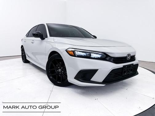 Platinum White Pearl 2024 Honda Civic Sport