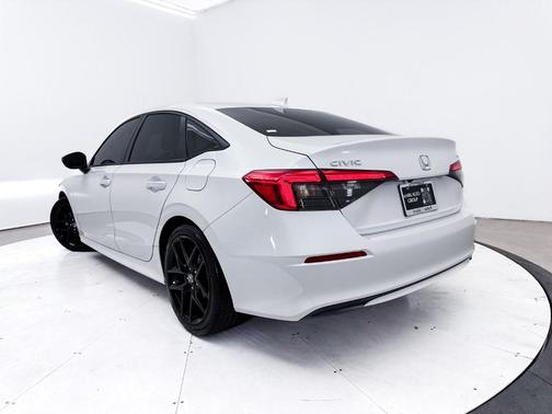 Platinum White Pearl 2024 Honda Civic Sport